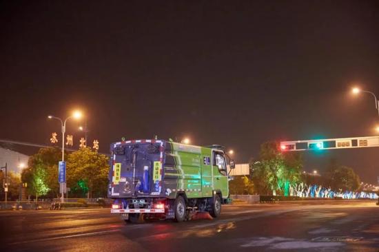 苏州用上自动驾驶清扫车啦！