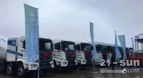 全球首批！氢燃料搅拌车交付岳阳