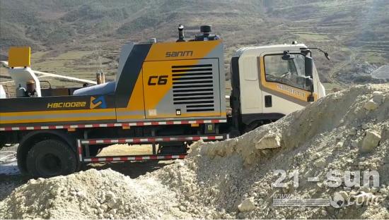 隆重推出 100-22混凝土输送车载泵