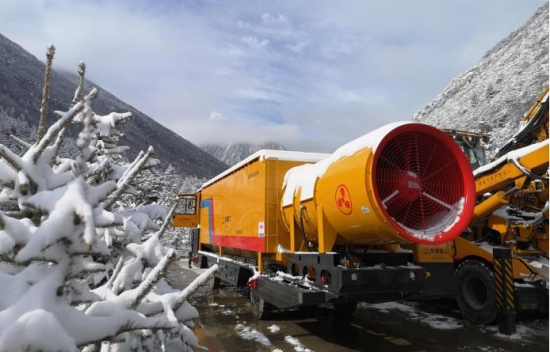 铁建重工隧道除尘台车，让隧道用上“抽油烟机”！