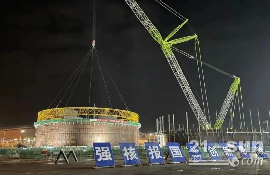 一气呵成，精准就位！ZCC32000海南昌江核电3号机组钢衬里模块四精彩吊装