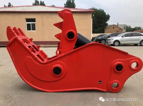 挖掘机暴力<em>液压钳</em>，凶残粉碎一切，拆除效率比破碎锤强3倍