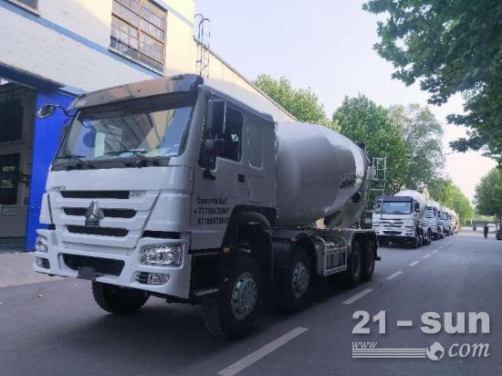 共建“一带一路” | 山推建友混凝土搅拌车发往吉尔吉斯斯坦