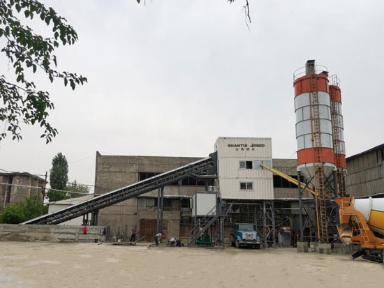 山推建友混凝土搅拌站助力项目建设，海外市场新突破
