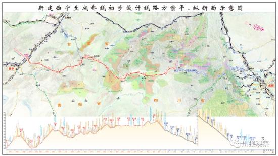 总投资780.7亿：西宁至成都铁路西宁至黄胜关段将要开建