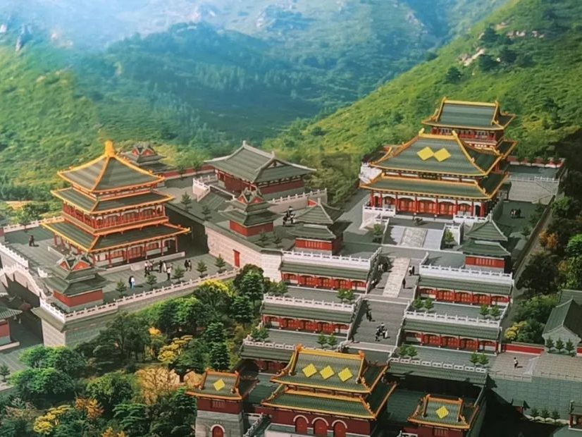 青山为画，晋塔C6010塔式起重机助力五台山风景区普安寺项目建设