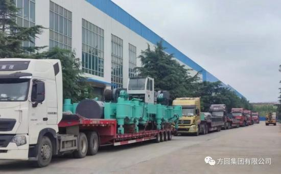 方圆FYJB280型超大步履式桩机服役苏州建设工程