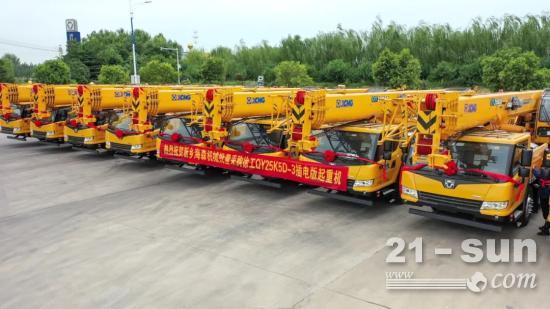 电量满格！徐工插电款起重机节能增收双保障