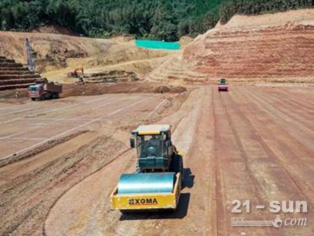 国庆期间江西省最高路基填方加速填筑