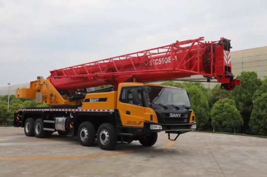 新品上市，三一500E-1吊车，全伸主臂45.5m，副臂16m！