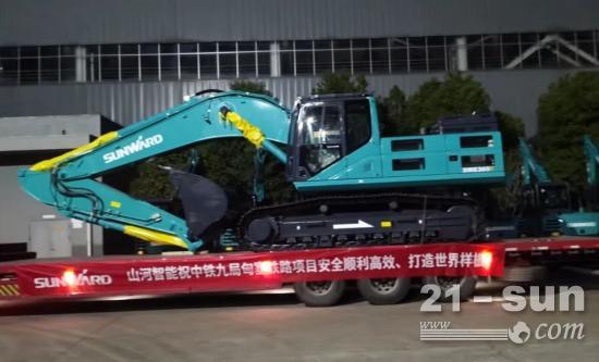 共建“一带一路”！山河智能携手中铁九局助力匈塞铁路建设