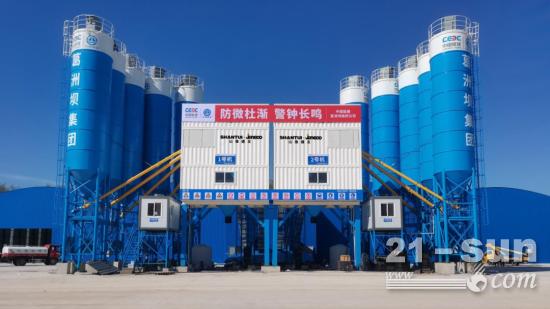 山推建友E5R款混凝土搅拌站，为公铁施工建设而生！