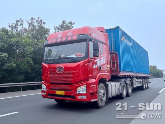 解放动力520马力加持！福建司机JH6，单人单车跑遍中国