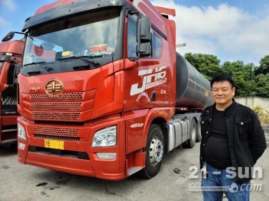 卡友秦仲道：沥青运输，我选择解放JH6！