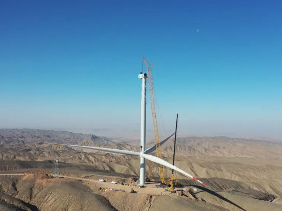 北京神大“全球第一吊”XCA2600甘肃张掖风电首秀！迎接16台风机吊装任务！