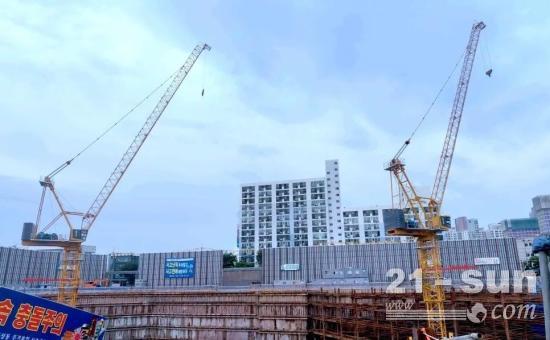 闪耀韩国 | 徐工塔机深耕海外高端市场