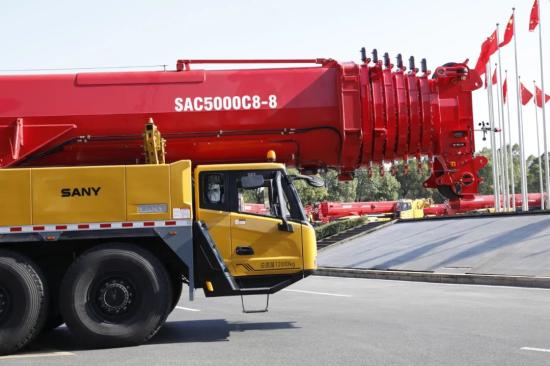 风机检修、桥梁安装、盾构吊装......三一这台500吨全面“通吃”