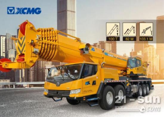 行业首款100t八节臂产品，QY100K8C 神力天王，孔武有力！