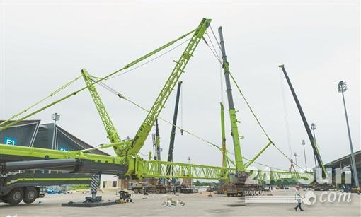 备战第三届长沙国际工程机械展 多家全球工程机械50强企业进场布展