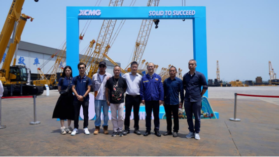 【第五届国际客户节】共襄发展盛会！徐工履带起重机产业基地喜迎五洲宾朋