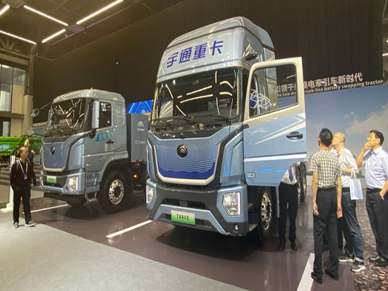 借新能源东风深入重卡市场，宇通重卡全系新品上市