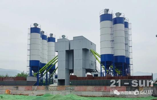 方圆搅拌站助力天天高速公路建设