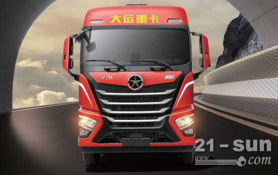 1350L超大储气罐 赚钱不费力！大运<em>V7</em>H引领燃气重卡发展新风向!