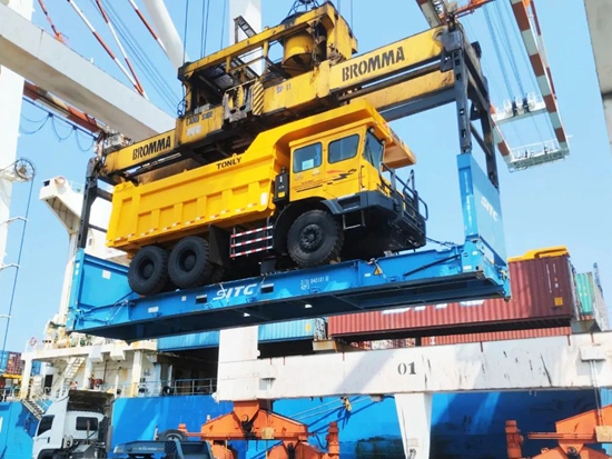同力重工海外市场持续突破！