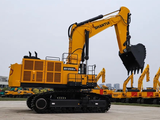 黄金内核｜山推SE1250矿用挖掘机震撼下线！