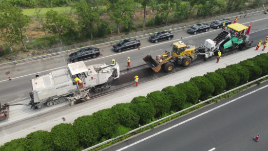 就地冷再生技术助力江苏交控养出“生态路”