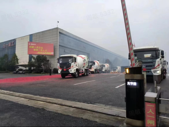 三化有约｜73台三一搅拌车顺利交付东南亚