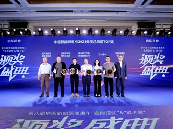 技术+品牌实力齐飞，重汽新能源荣膺2023年度市场突破奖等多项大奖！