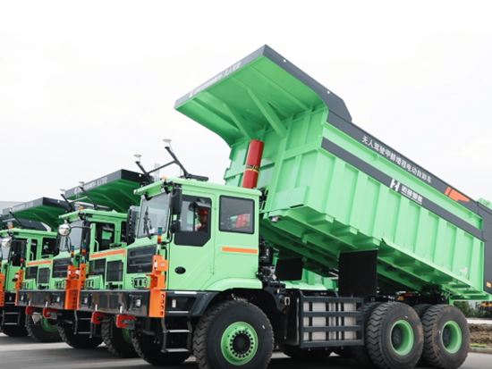 发车！柳工无人驾驶甲醇增程<em>电动自卸车</em>出征西北矿区