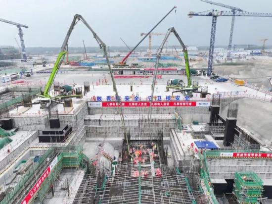 实力闪耀大湾区！中联重科“凌云”泵车助建又一重点核电工程