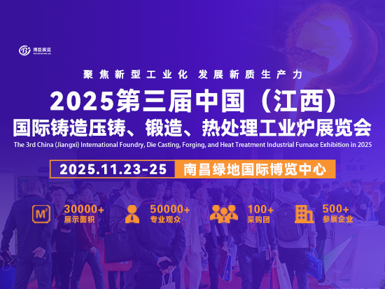 2025第三届中国（江西）国际铸造压铸、锻造、热处理工业炉展览会邀请函