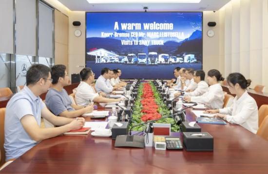克诺尔集团首席执行官到访三一重卡，共探全球新能源商用车<em>合作</em>新未来