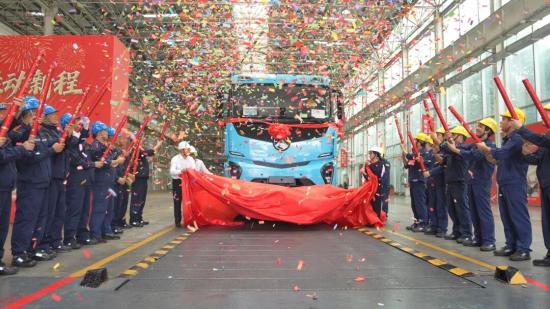 三一第10000台电动搅拌车正式下线
