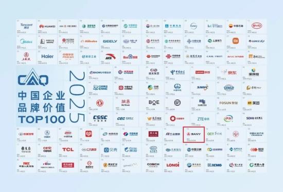 千亿品牌价值！三一集团重磅上榜！