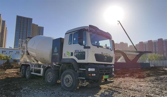 “电”亮济南地铁 | 山推建友纯电搅拌车助力济南地铁建设提速