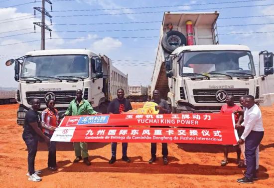玉柴重卡发动机批量交付非洲安哥拉