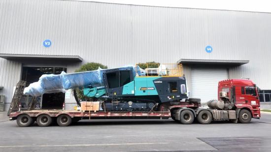 挑战高海拔高寒工况，山河智能臂式潜孔钻机登陆南美市场