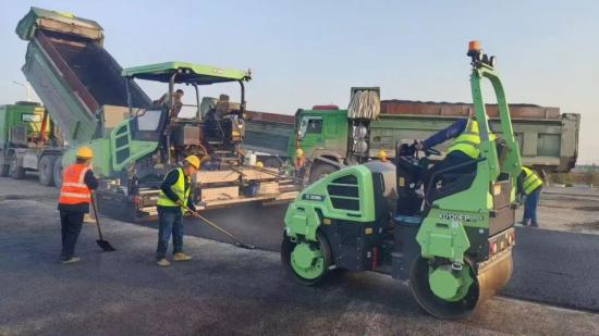 市政建设“绿色先锋”——徐工新能源成套道路装备全国施工