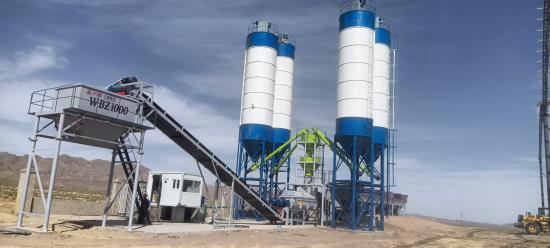 方圆稳定土拌和站助力甘肃道路建设    彰显方圆装备硬实力