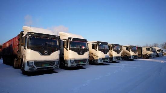 穿越-30℃寒潮！徐工新能源重卡驰骋西北能源运输动脉