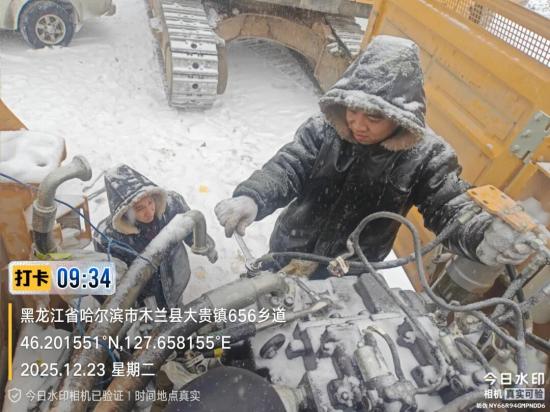 极寒-30℃！三一服务逆雪升温！