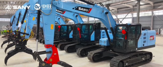 60万吨废钢加工，三一抓钢机批量上岗！