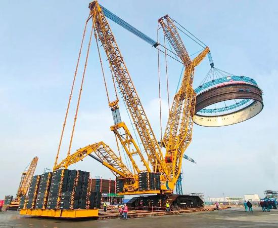 108分钟，毫米级精准！超级核电首吊——徐工“接”起