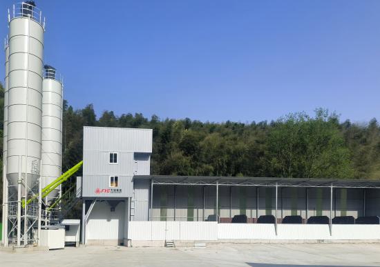 方圆HZS180D型搅拌站扬帆坦桑尼亚，赋能基建新时代