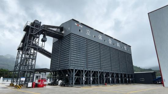 山推建友免基礎立體骨料倉賦能沈海線基建升級