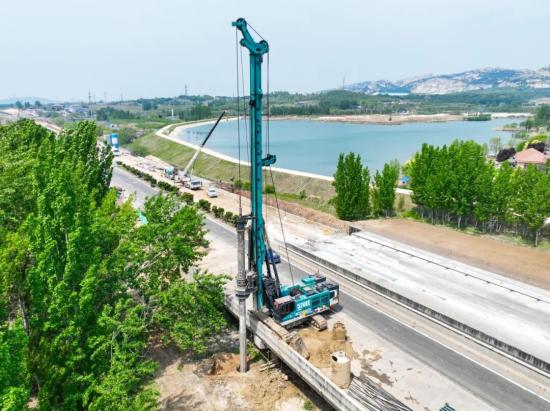 直击施工一线，山河智能增程式旋挖钻机实力助建国家重点工程